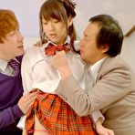Pic of Watch porn pictures from video Shiori Uta Asian has mouth and fish taco fucked by two shlongs - SchoolGirlsHD.com