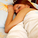 Pic of CUTIESINTIGHTS - Young cutie playing around with her brand-new hose