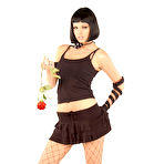 Pic of Tall Goddess in smoke and roses art photo gallery at Glamour Films