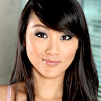 Pic of Evelyn Lin Chinese Cutie Undoes her Blue Satin Bra