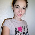 Pic of Skinny American self shot girl in the mirror.