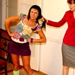 Pic of Ashli Orion spanked by Clare Fonda