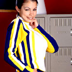 Pic of Big Boobs Cheer Leader Locker Room Strip