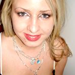 Pic of Gorgeous Busty Blonde Babe Sucking And Stroking Strangers Cocks At The Glory Hole!
