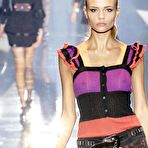 Pic of Natasha Poly hard nipples under see through top runway shots
