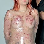 Pic of Pierced amateur bdsm and redhead female slavegirls needle torture