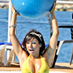 Pic of Roxanne Pallett hard nipples under see through bikini
