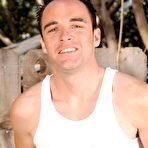 Pic of Hung dude plays in his garden