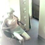 Pic of Chick caught on CCTV while masturbating