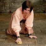 Pic of Severe striking and strapon fucking of gagged girl - BrutalTGP.com