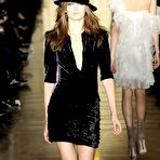 Pic of Karmen Pedaru sexy and see through runway shots