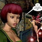 Pic of Teen fairy lesbian love: 3D anime and fetish cartoons about young redhead petite nude hooker babe with long legs in nipples licking and masturbating action or xxx hentai manga comics about amazing beautiful midget angel erotic fantasy