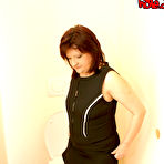 Pic of Horny mature slut sucking through the hole and fucking