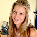 Pic of 19 Year Old Amateur Babe with Tiny Tits in Stockings