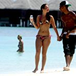 Pic of Tulisa Contostavlos sexy in bikini on the beach in Maldives