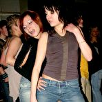 Pic of Blowjob in the club toilet - hot redhead in gloryhole action from rave glory hole.com