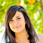 Pic of Sammie of FTV Girls: cute brunette posing naked on red high heels