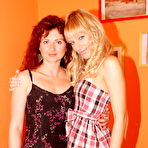 Pic of Naughty Blanka seduces mature Vicky into some lesbian sex