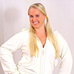 Pic of Young Fatties - Busty Fat Blonde Teen In Pigtails