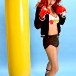 Pic of Danielle Riley - 34DD in a boxer girl top