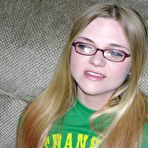 Pic of Amateur Teen Destiny Gives Handjob