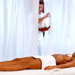 Pic of George on Alex - Massage Rooms