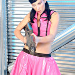 Pic of SciFi Girl Ariel Carmine fighting the alien tentacles