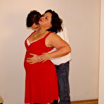 Pic of Big mature slut getting a mouth full of cum