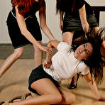 Pic of Beautiful Woman gagged, bound and in peril!! DamselsInPeril.com