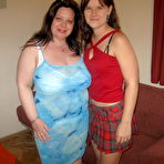 Pic of Chubby lesbian munching on a fresh pussy