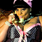 Pic of Wild BBW MILF Farrah Foxx as vintage porno model