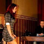 Pic of German Class - A severe caning for a stupid student!