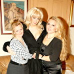 Pic of Two mature sluts get nasty with a hot blonde babe