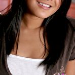 Pic of Kat Young :: Perky hot asian teen Kat Young stripping and showing pussy