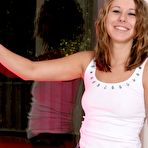 Pic of Casey Hays :: Horny teenie Casey undressing and teasing tight wet pussy