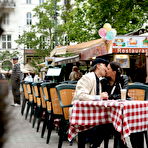 Pic of Hot babe sucking and fucking a dirty old man