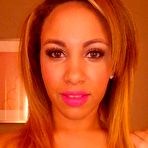 Pic of Amateur busty chick showing off her huge breasts