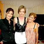 Pic of Two older lezzies get it on with a teeny babe