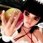 Pic of 3D hentai comics and japanese anime story about perverted lesbian games of virtual teen maid and schoolgirl