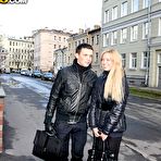 Pic of Risky chick goes for real outdoor sex - PickupFuck.com 