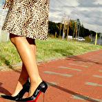 Pic of LegsWorld.de - Lady Barbara in foot fetish action