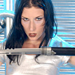 Pic of Slim brunette Ariel X drilled by SciFi sex tentacles