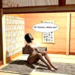 Pic of Japanese lesbians 3D anime comic: asian hentai girlfriends couple in a pussy licking, masturbating and dildo sex