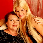 Pic of This hot blonde teen loves to get between some mature legs