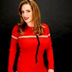 Pic of Maggie Green - lady in red