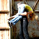 Pic of Pain Hostel - Extreme severe branch whipping for sweet Tina till her oiled ass is cutted in stripes!