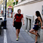 Pic of Licking, ass eating and pissing teen and mature lesbos