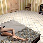 Pic of Her dirty lesbian girlfriend 3D xxx comics anime about toy masturbation of young nude redhead babe model with long legs & virgin teen blonde pussy: cartoon hentai fetish posing story