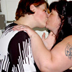 Pic of Chubby mature lesbain takes a chubby teen