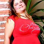 Pic of Busty spreads her buns shamelessly behind the camera